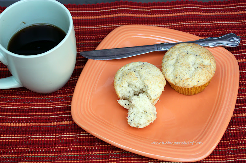 Just a Spoonful of Almond Poppy Seed Muffins