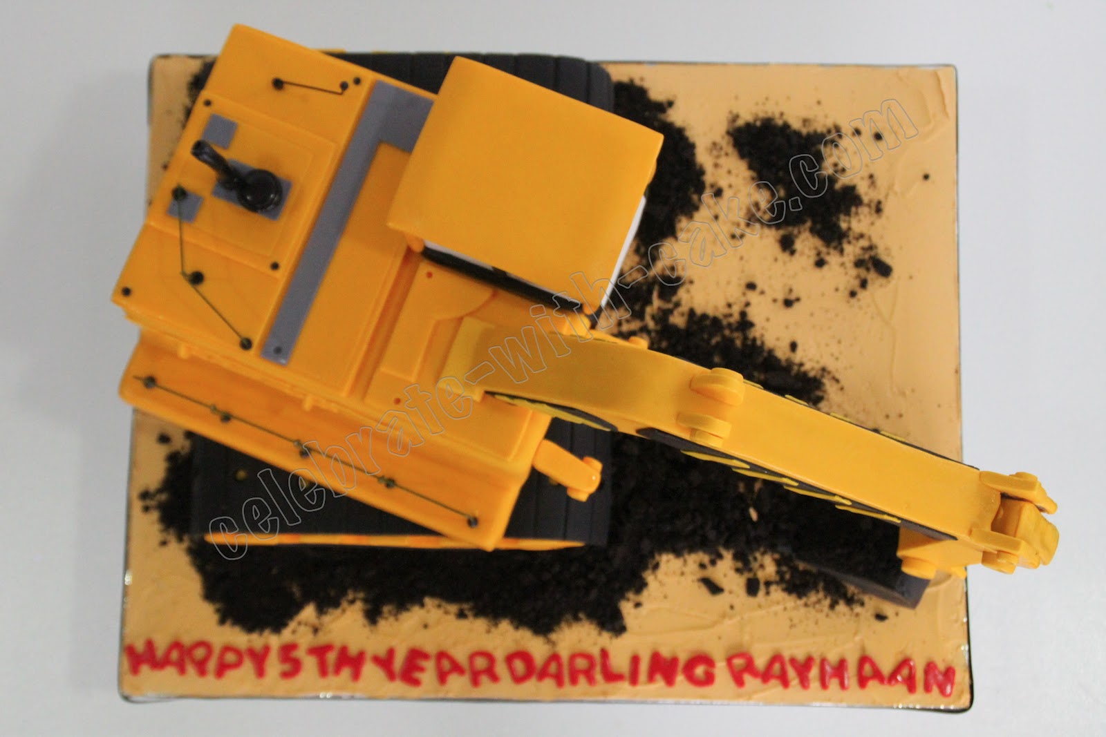 Celebrate with Cake!: Excavator Cake