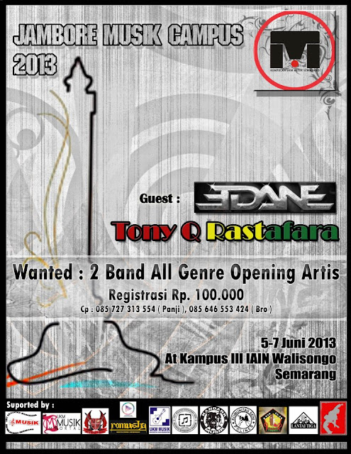Edane Feat Tony Q Rastafara Jambore Music Campus 2013