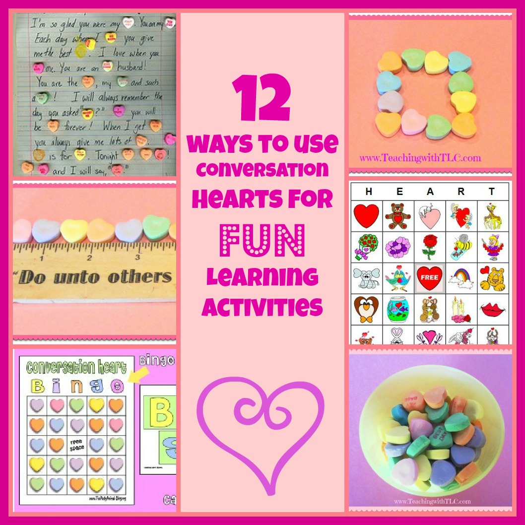 Teaching With Tlc 12 Fun Ways To Use Conversation Candy Hearts