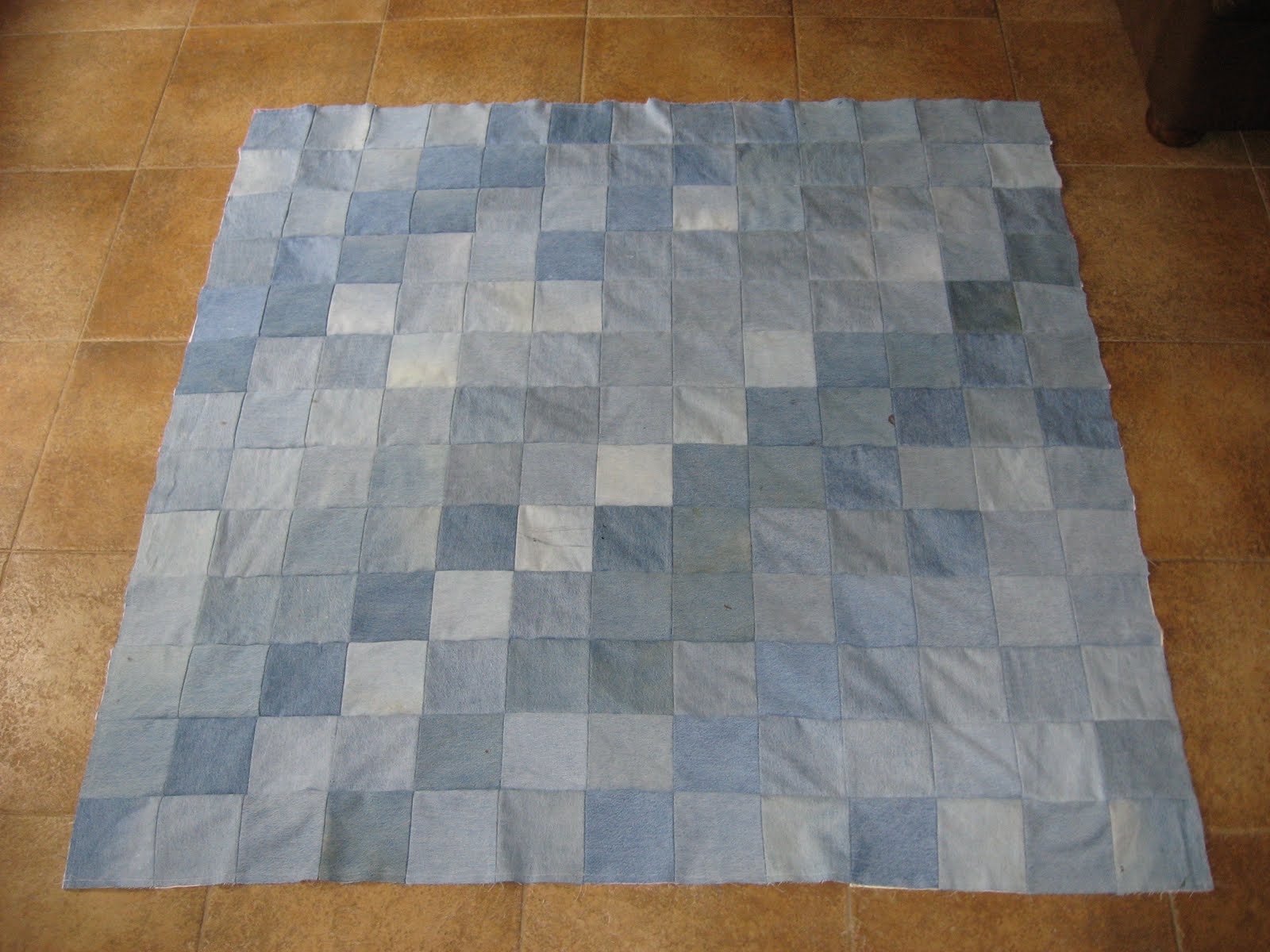 My life, in snippets Baby's Floor Quilt