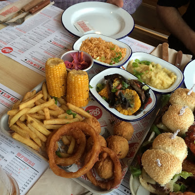 Selection of side dishes at Rub Smokehouse