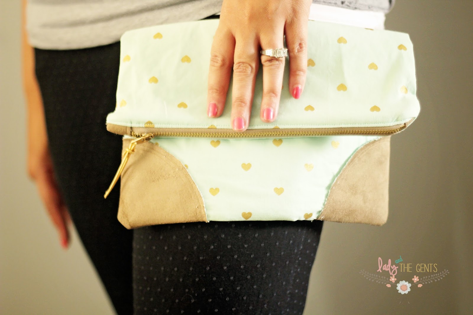 Leather Accent Fold Over Pouch sewing pattern review UpCraft Club