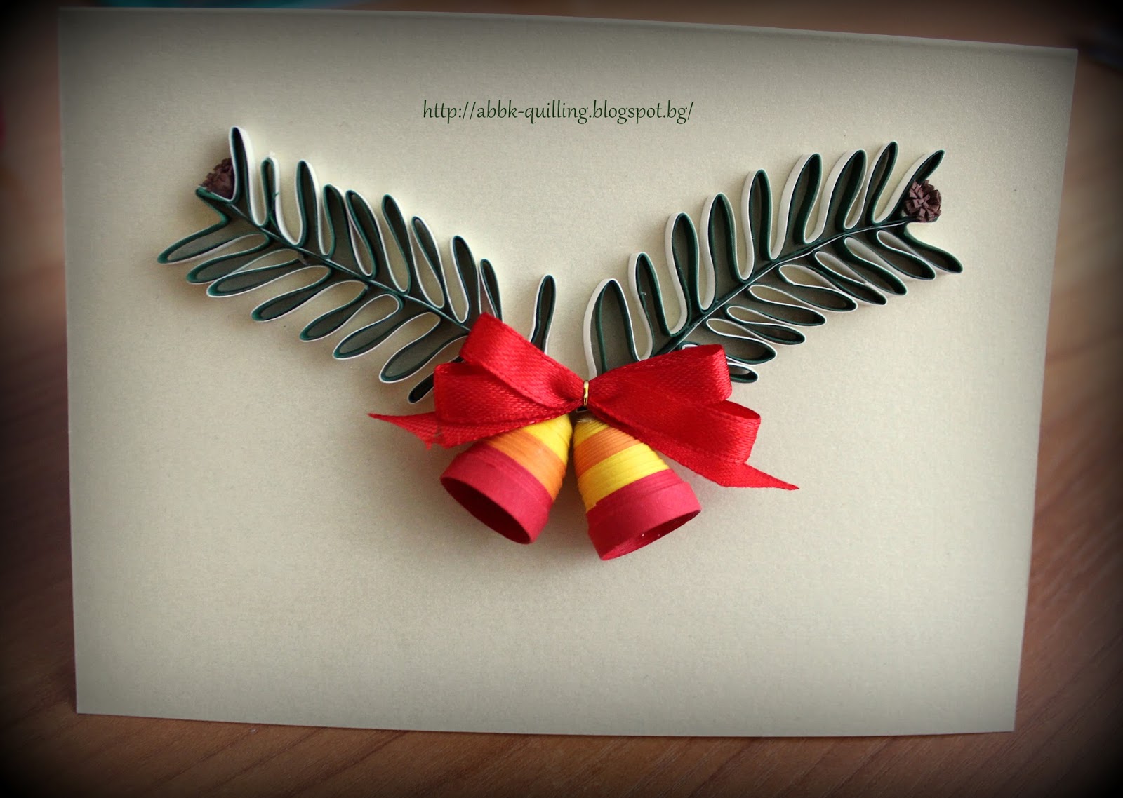 Bibsi - Quilling: Коледни картички (8) :)))