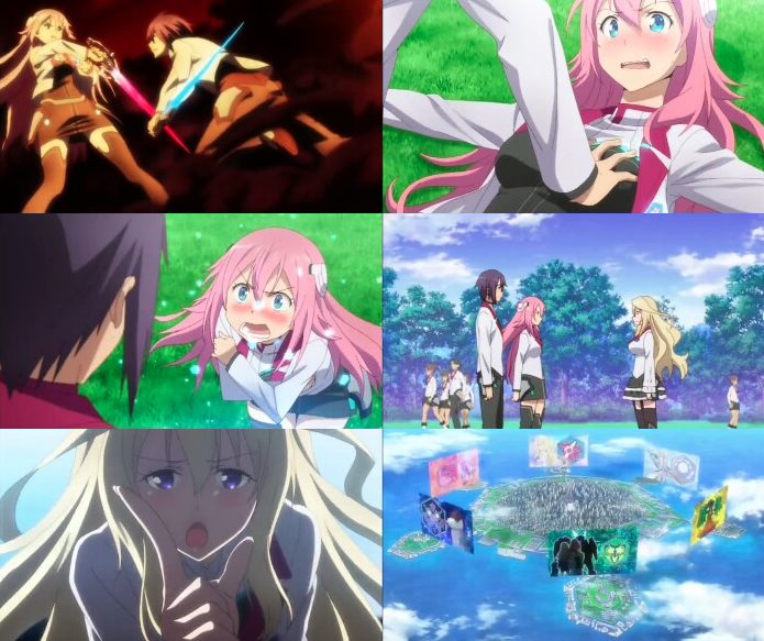 EL REY DE OTAKU: Anime "Gakusen Toshi Asterisk" episodio 1. Cuál serie