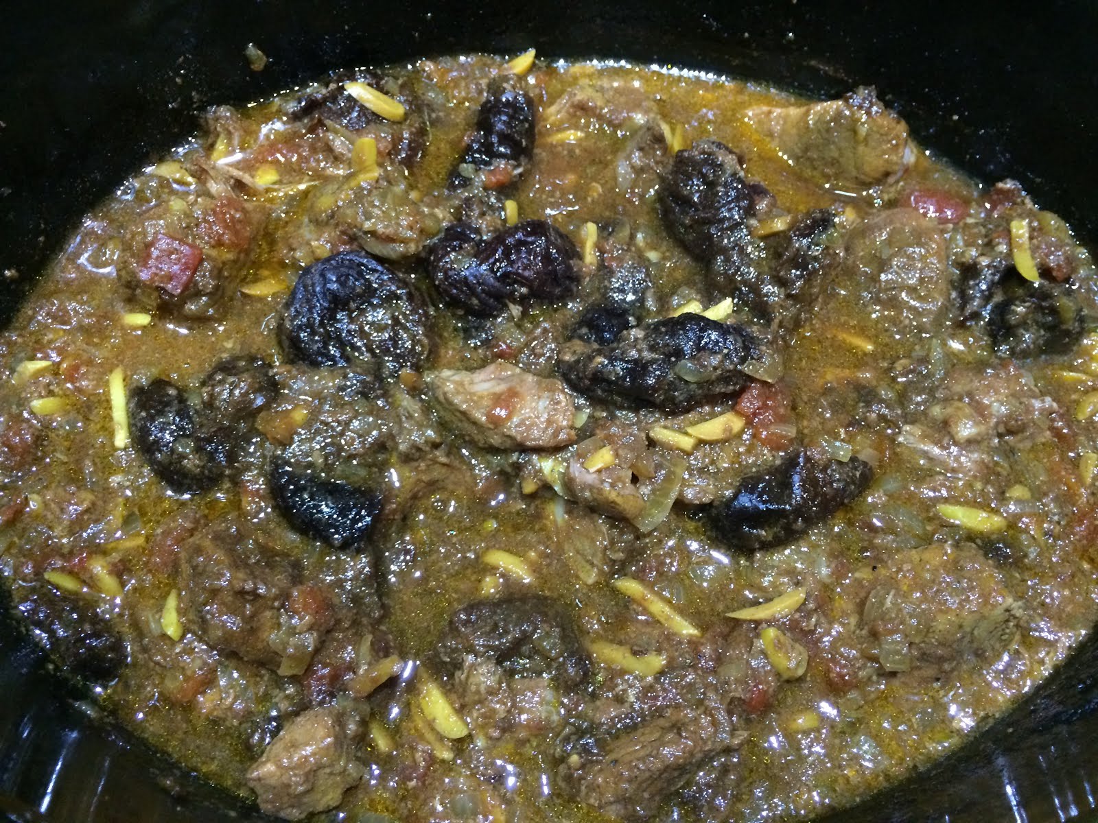stay home instead Slow Cooked Beef and Prune Tagine