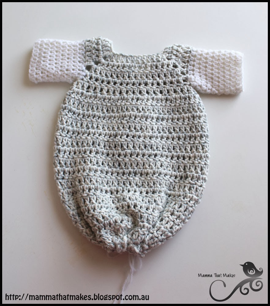 Mamma That Makes: Dustins Sleeper Gown - Free Crochet Pattern