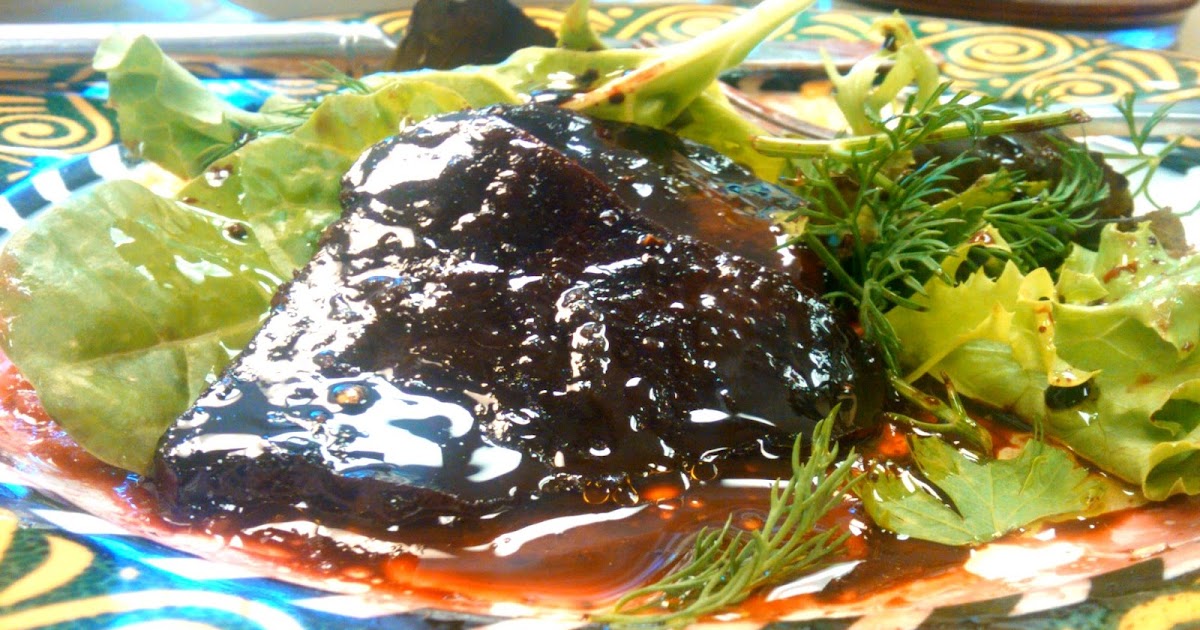 Simple Beets with reduced balsamic vinegar dressing