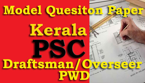 model question paper draftsman overseer civil kerala psc gk