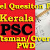 Model Question Paper - Draftsman, Overseer - Civil