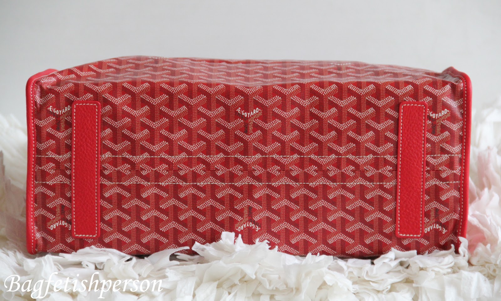 bagfetishperson: Bag of the day: Goyard Hardy PM Red