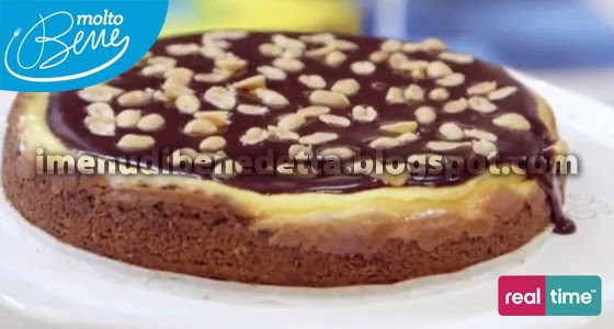 Cheesecake al cioccolato e arachidi di Benedetta Parodi