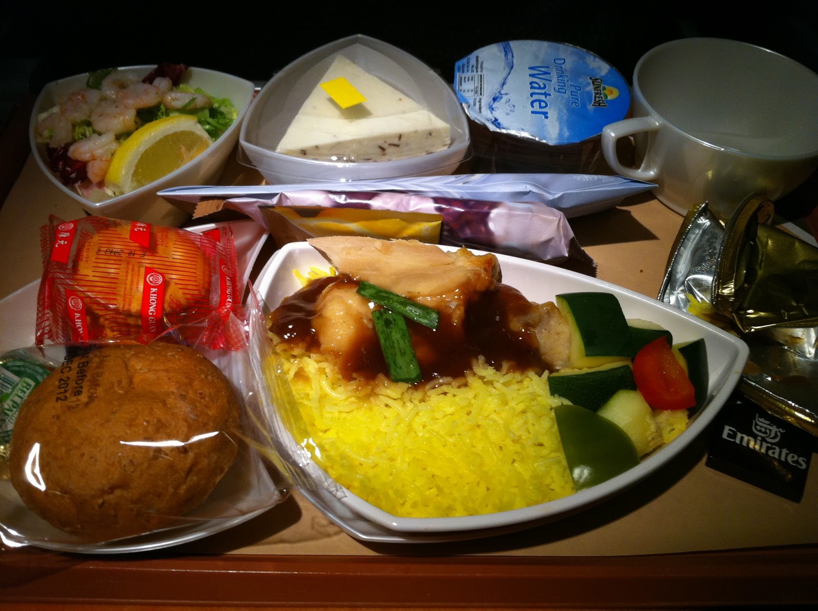 FoodieFC Light Meal & Breakfast On Board Emirates Airlines From