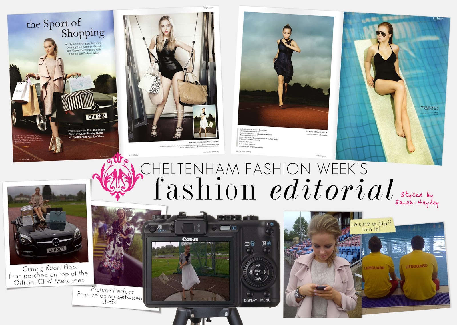 The Sport of Shopping Styling Cheltenham Fashion Week's Olympic Editorial for Cotswold Style