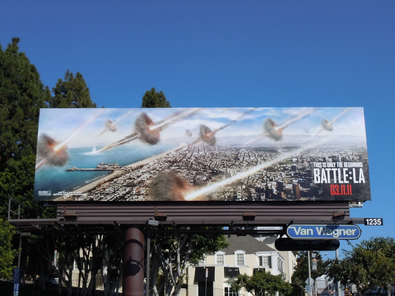 Battle LA film billboard