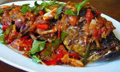 Resep praktis (mudah) ikan mujair bumbu tauco spesial (istimewa) enak, lezat