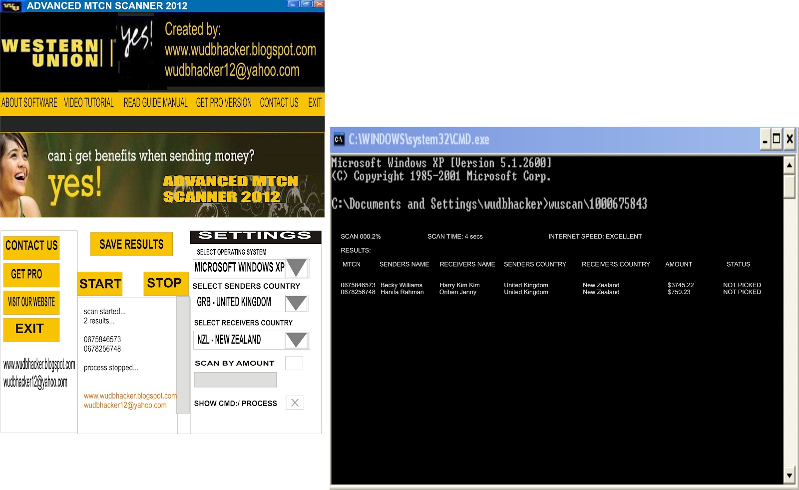 free download western union bug software