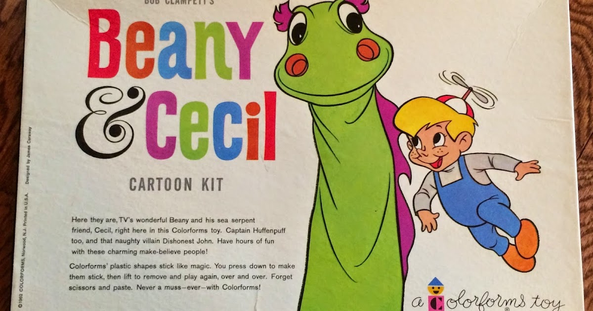 the sphinx Beany & Cecil Cartoon Kit (Colorforms, 1962)