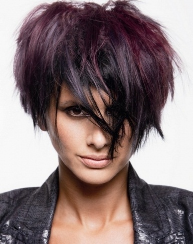 Purple Hair Highlights Idea 2014 Purple Hair Highlights Idea 2014