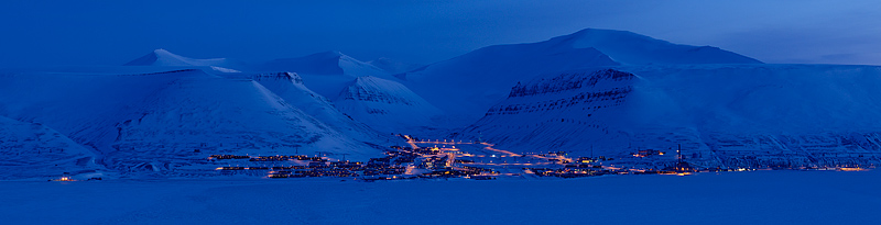 Longyearbyen in Spitsbergen