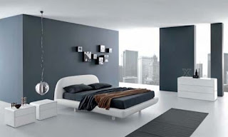 White and Black Bedroom Design