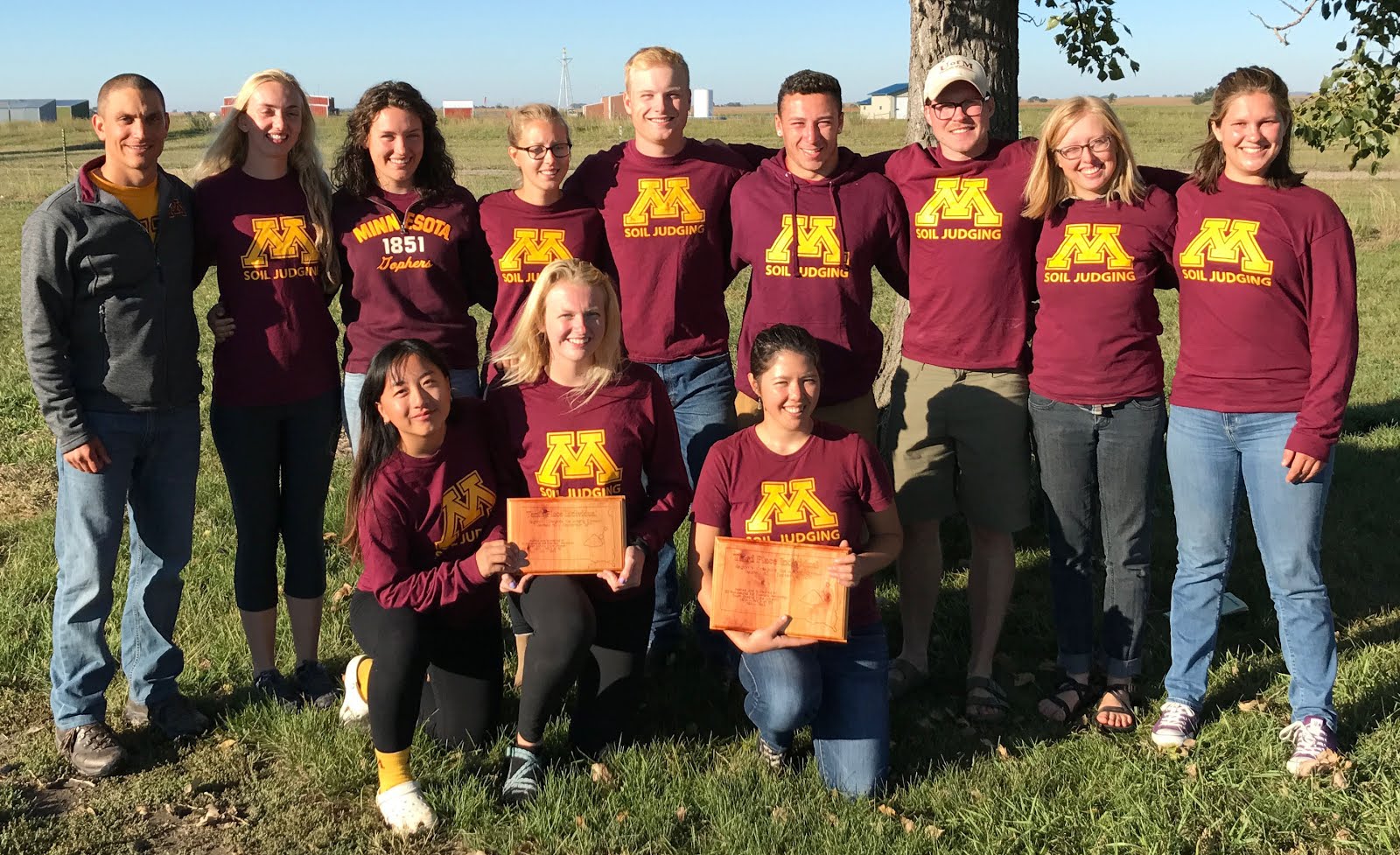 2017 University of Minnesota ASA Regional Soil Judging Team