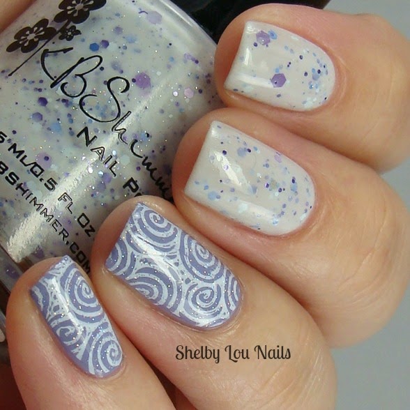 Shelby Lou Nails Stamping Saturday Soft Swirls