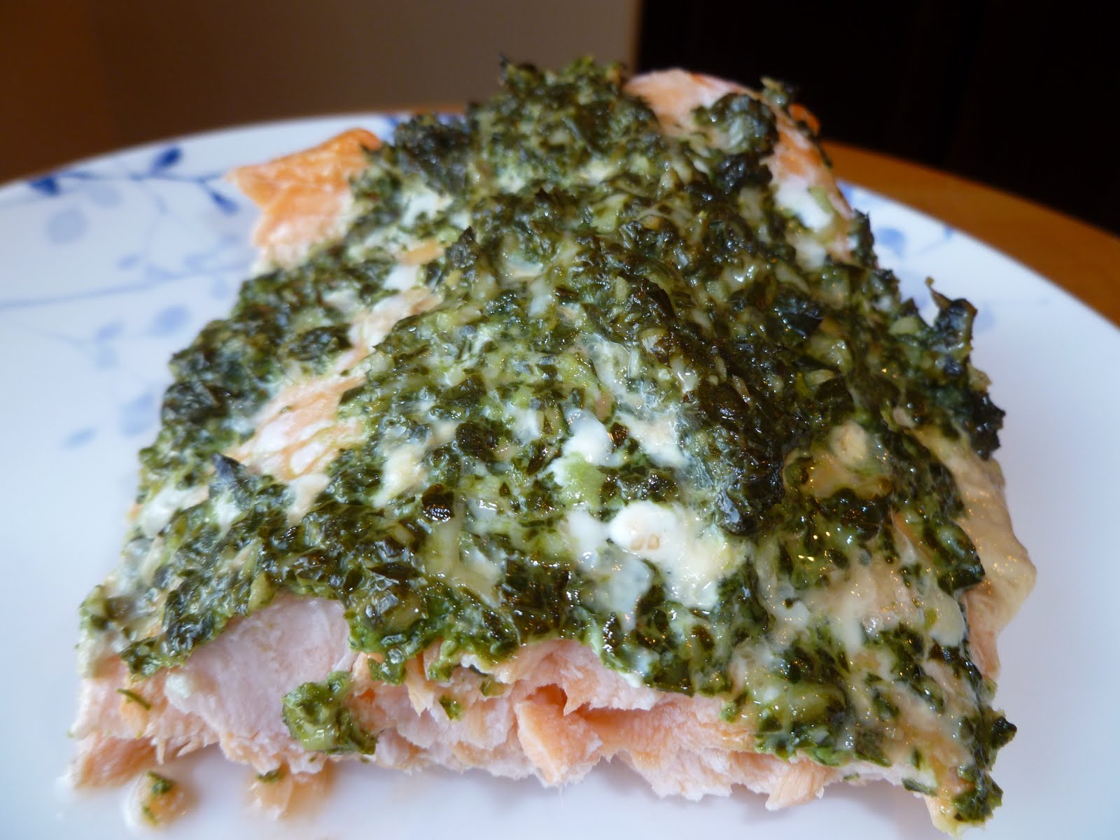 The Pastry Chef's Baking Pesto ParmesanCrusted Salmon