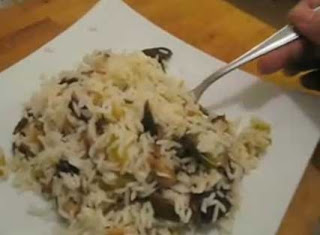 arroz oriental setas arroz oriental setas