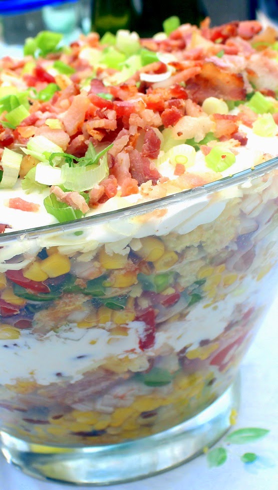 52 Ways to Cook Cowboy Cornbread Trifle A Savory BACON Side Dish