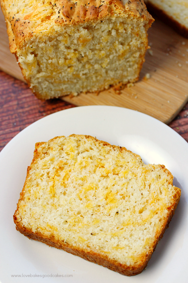 Garlic Cheddar Quick Bread Love Bakes Good Cakes