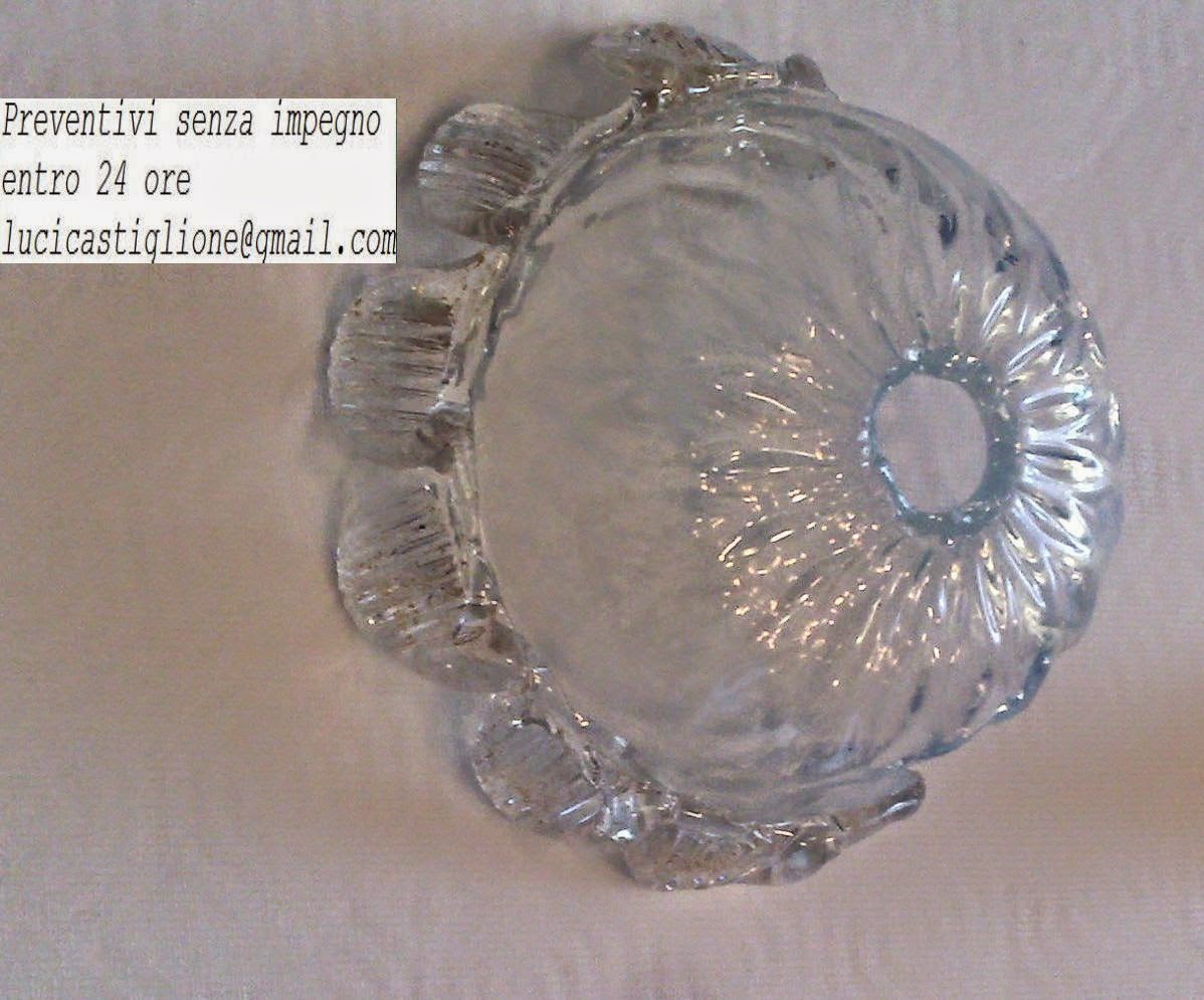 Ricambi per lampadari in vetro di murano: come riparare un ... Applique vetro murano