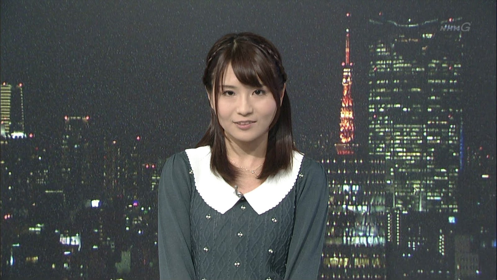 きょうの岡村真美子さん 岡村真美子さん 12年10月16日 NHKニュース7気象情報