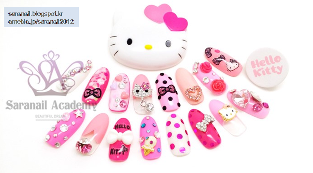 SARA NAIL All about Hello Kitty Nail pats/Sticker!