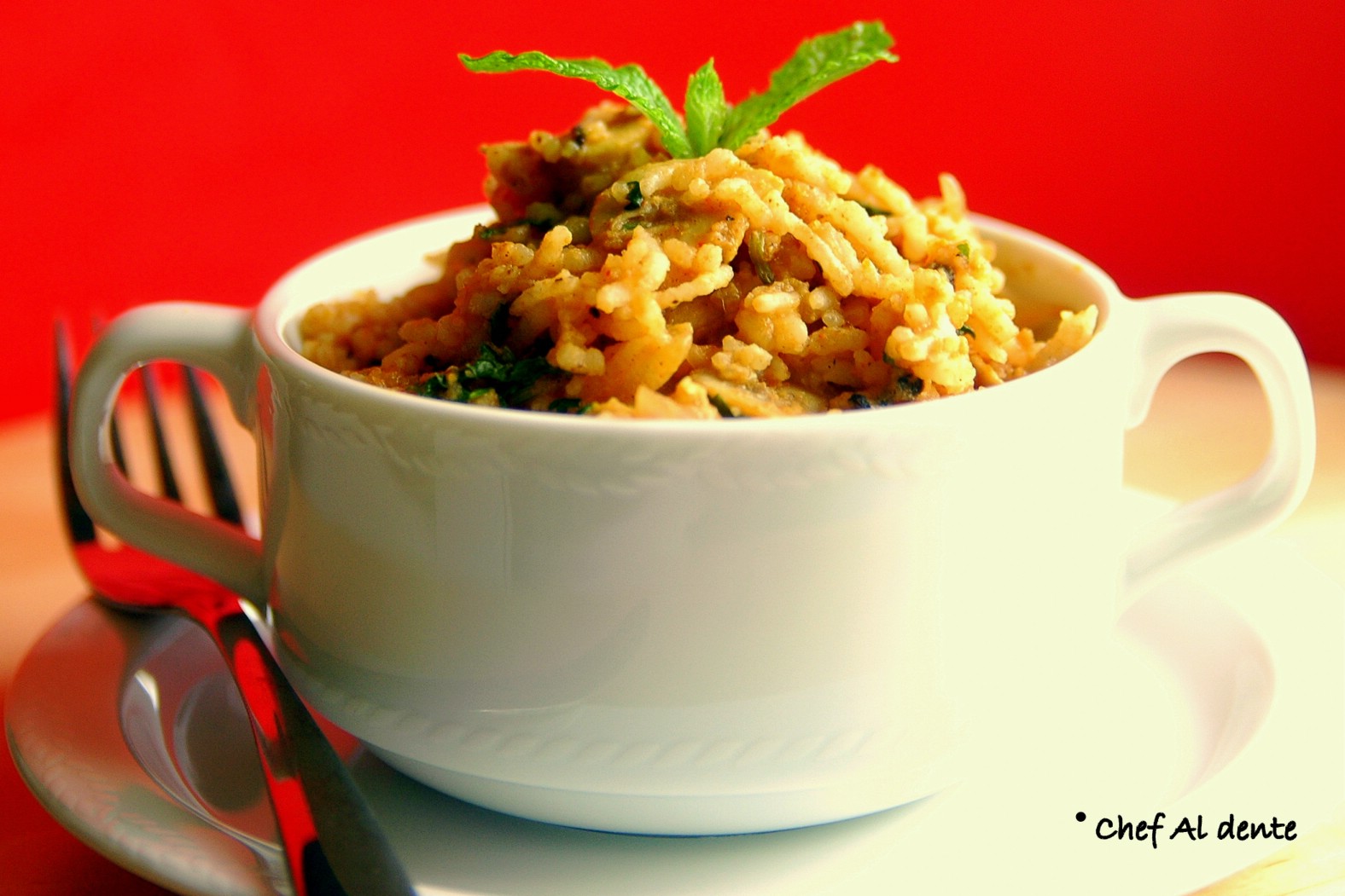 Chef Al dente Spicy Mushroom Rice