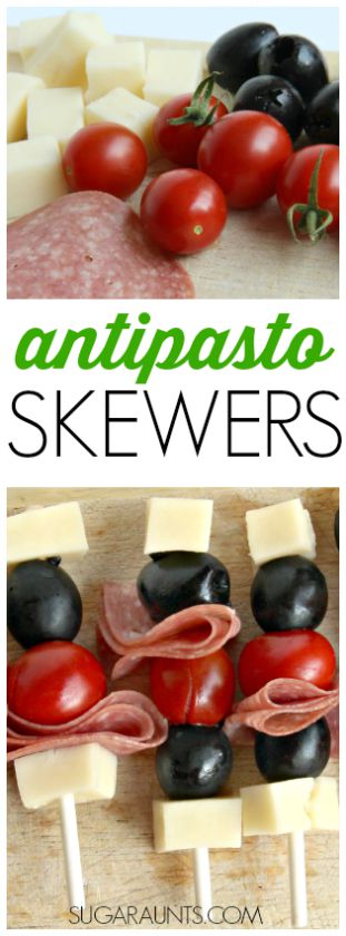 This Antipasta Skewer Kabab recipe is kid-friendly with it's lollipop stick skewers! What a great idea for lunches or after-school snacks. Part of the Cooking With Kids A-Z series. This Antipasta Skewer Kabab recipe is kid-friendly with it's lollipop stick skewers! What a great idea for lunches or after-school snacks. Part of the Cooking With Kids A-Z series.
