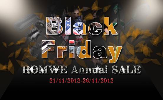 romwe shopping black friday