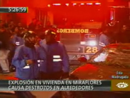 Explosión en inmueble de Miraflores dejó 2 heridos y varias viviendas dañadas