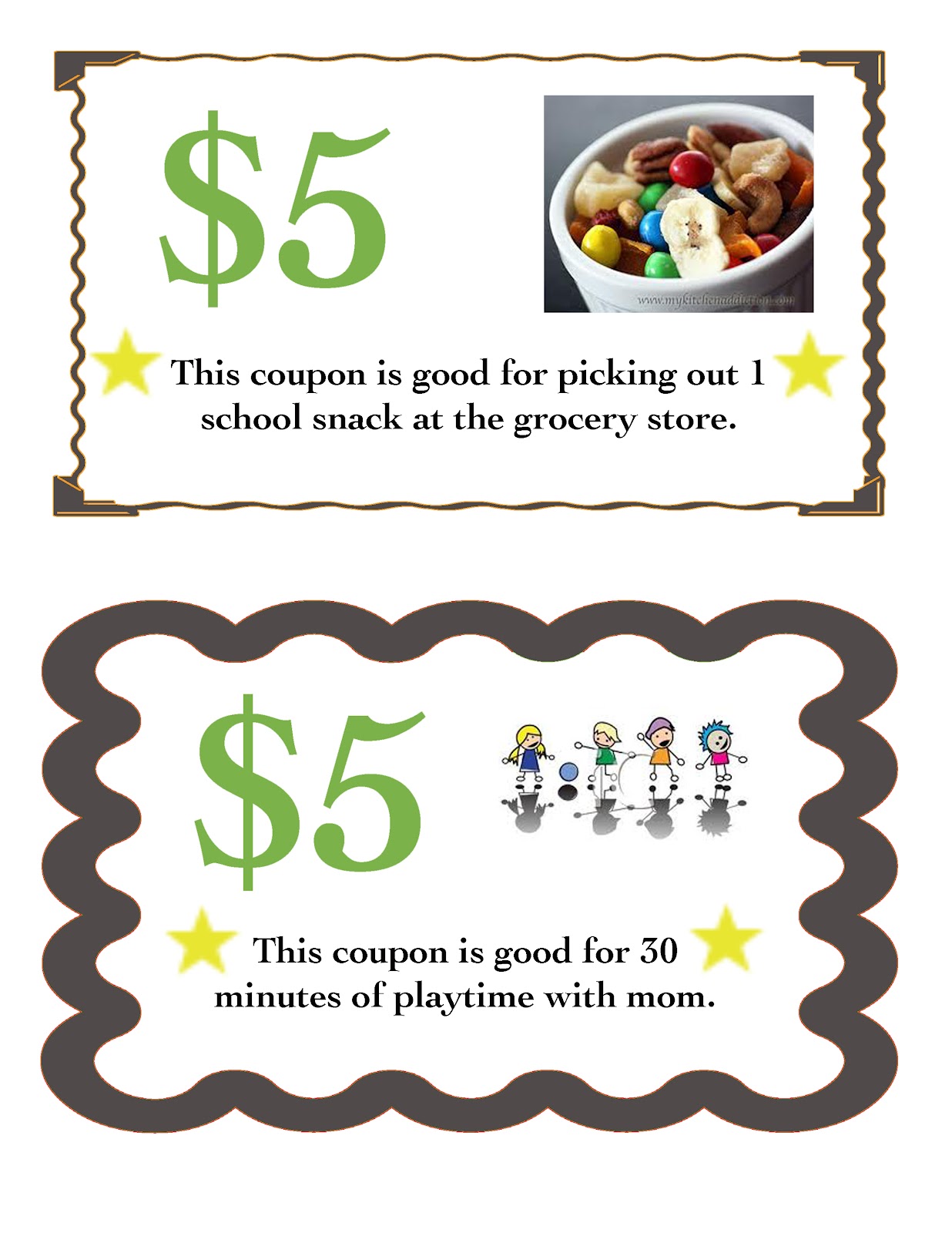 Good for one coupons printable portrait