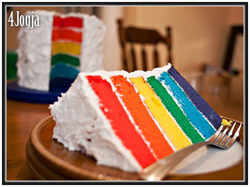 Cara Membuat Cheese Rainbow Cake | cantiknya rainbow cake cara membuat rainbow cake jogja Cara Membuat Cheese Rainbow Cake | cantiknya rainbow cake cara membuat rainbow cake jogja