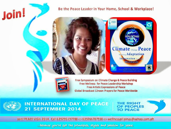 SEPT 21 UN INTERNATIONAL DAY OF PEACE