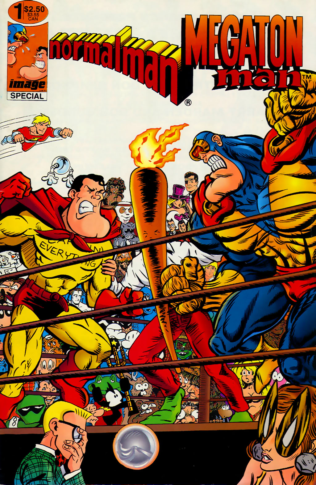cover to the normalman megaton man special by jim valentino don simpson bob burden larry marder and friends cover to the normalman megaton man special by jim valentino don simpson bob burden larry marder and friends