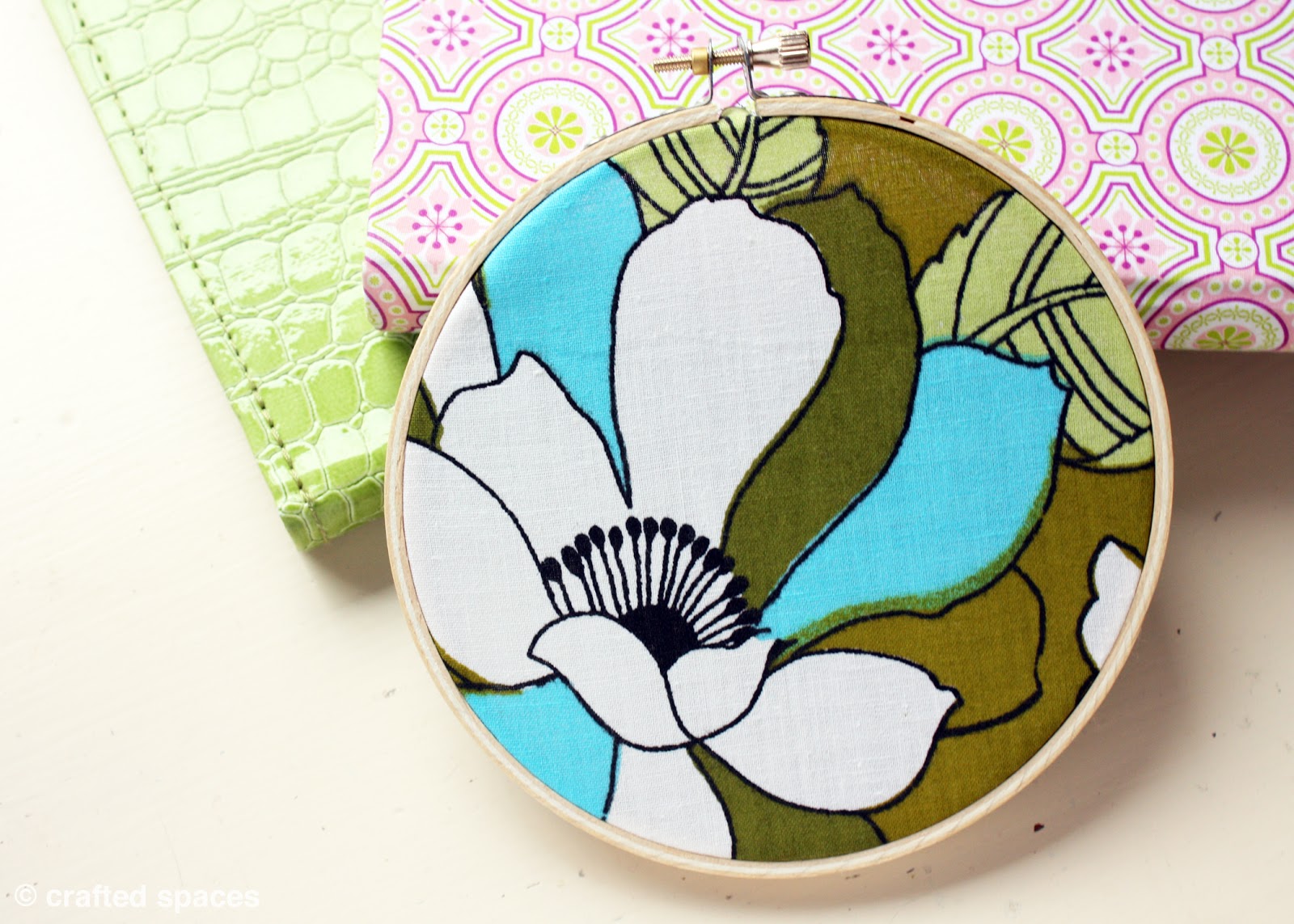 Crafted Spaces Embroidery Hoop Art