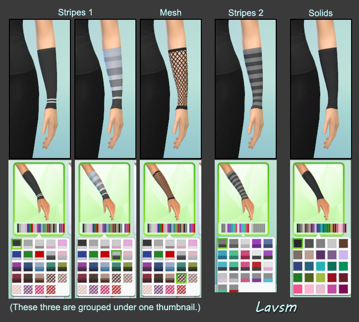 Sims 4 Creations by Lavsm Arm Warmers