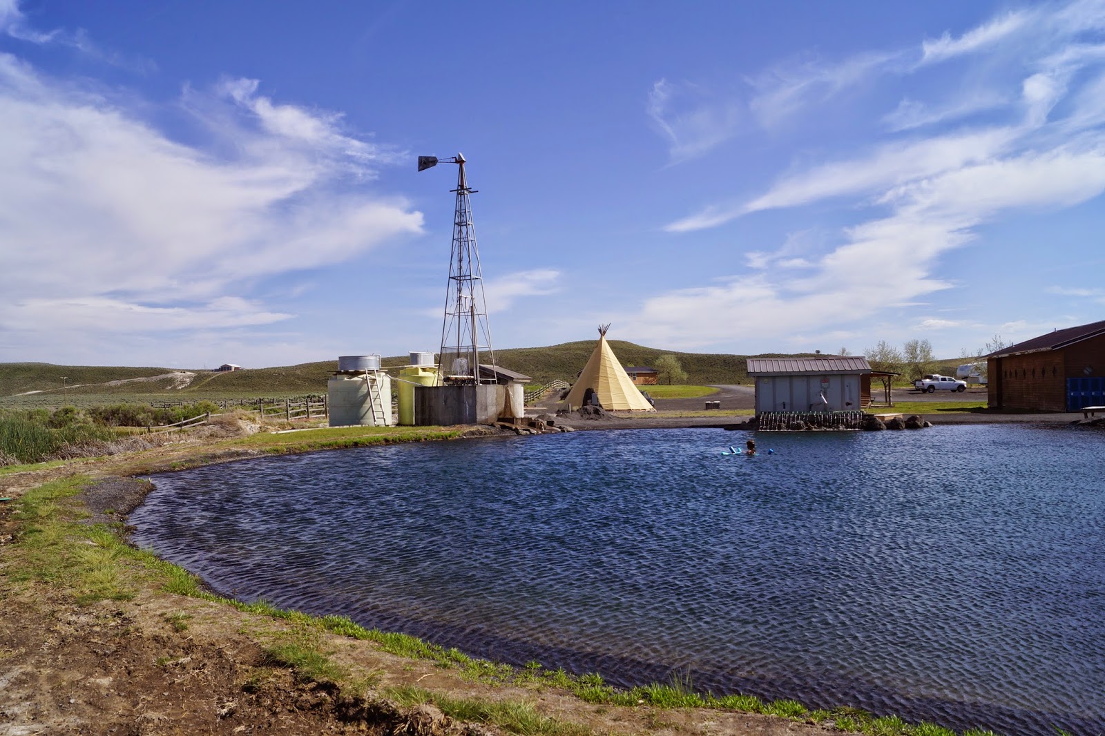 Dancing 'Cross the Country Soaking in Crystal Crane Hot Springs, Oregon