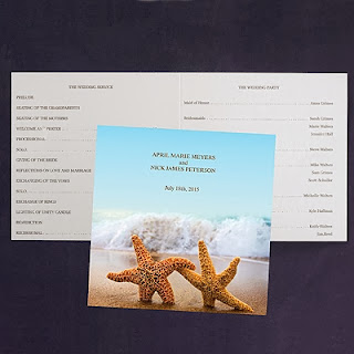 Beach Wedding Programs