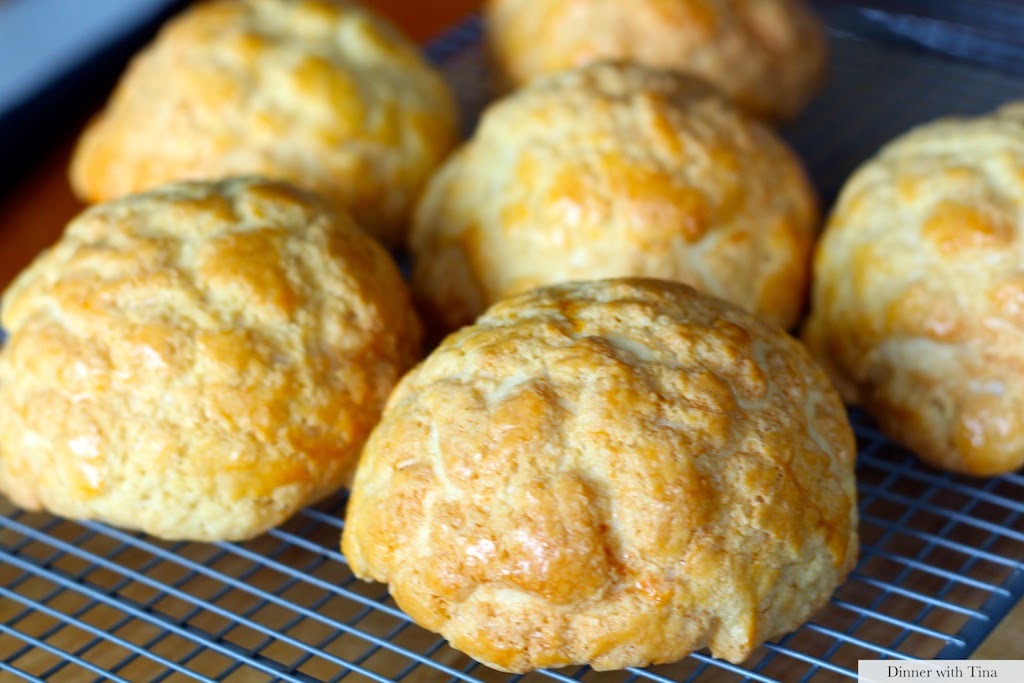 Pineapple buns Dinner with Tina