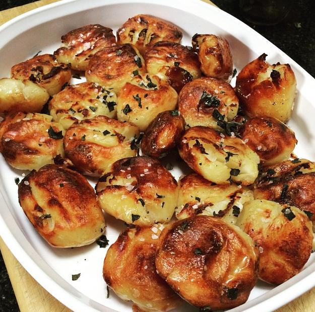 Lily Lemontree AT THE TABLE Jamie Oliver's Perfect Roast Potatoes (with Duck Fat)