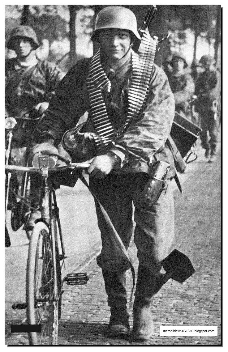 World War II - Historical Pictures - Waffen SS Soldier.