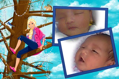 Picture frame with Barbie doll (2) | Free Download Photo Frames